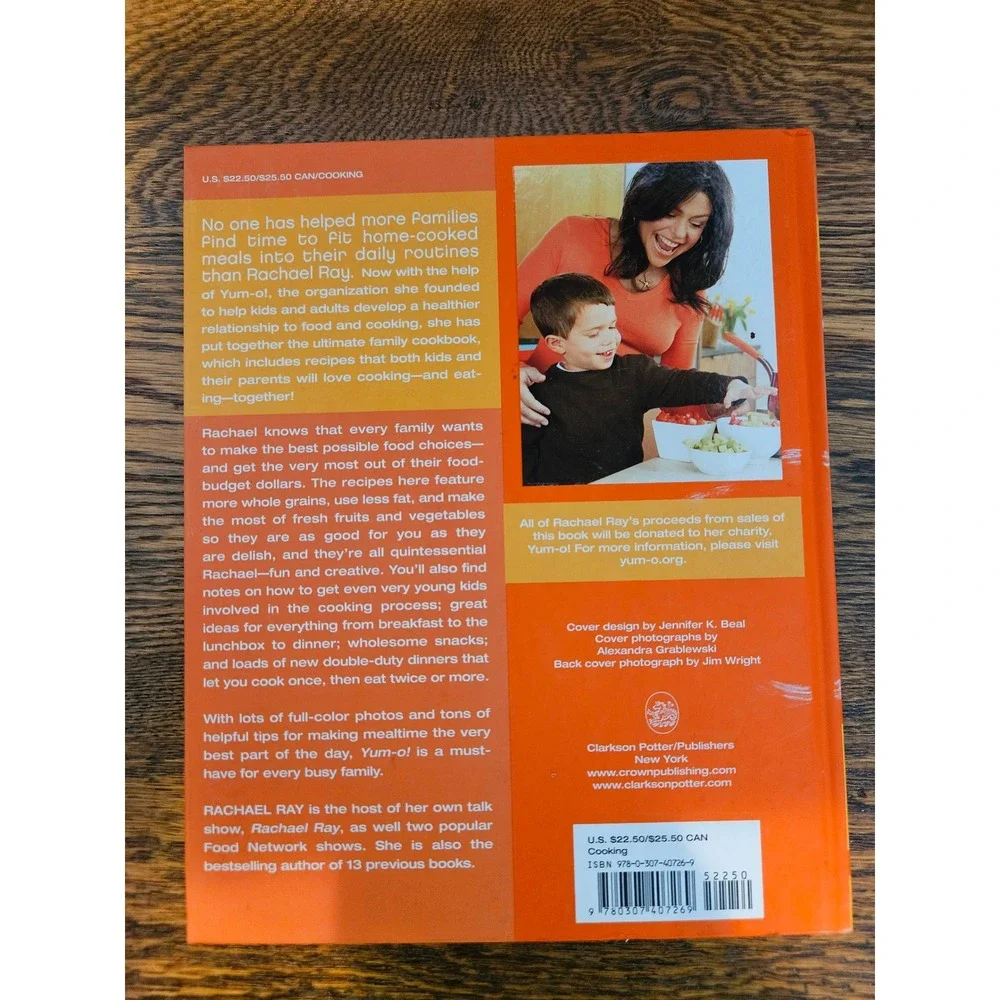 Rachael Ray Yum-o! The Family Cookbook‎ Hardcover Healthy Easy Recipes